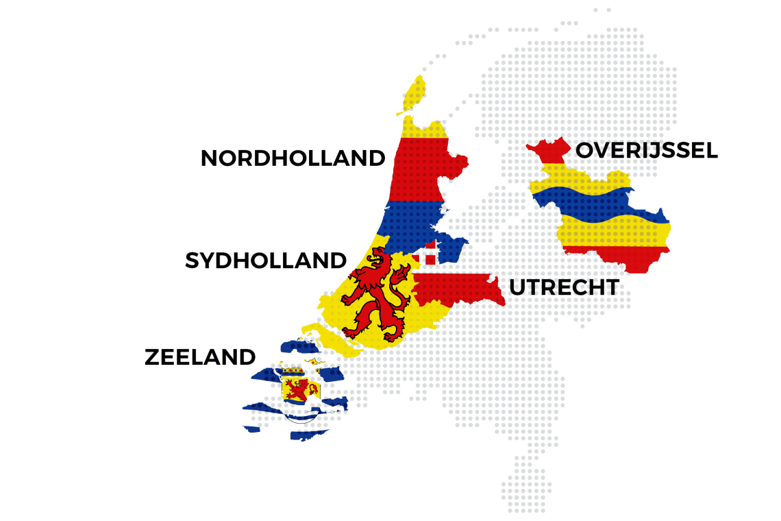 Karta Nederländerna