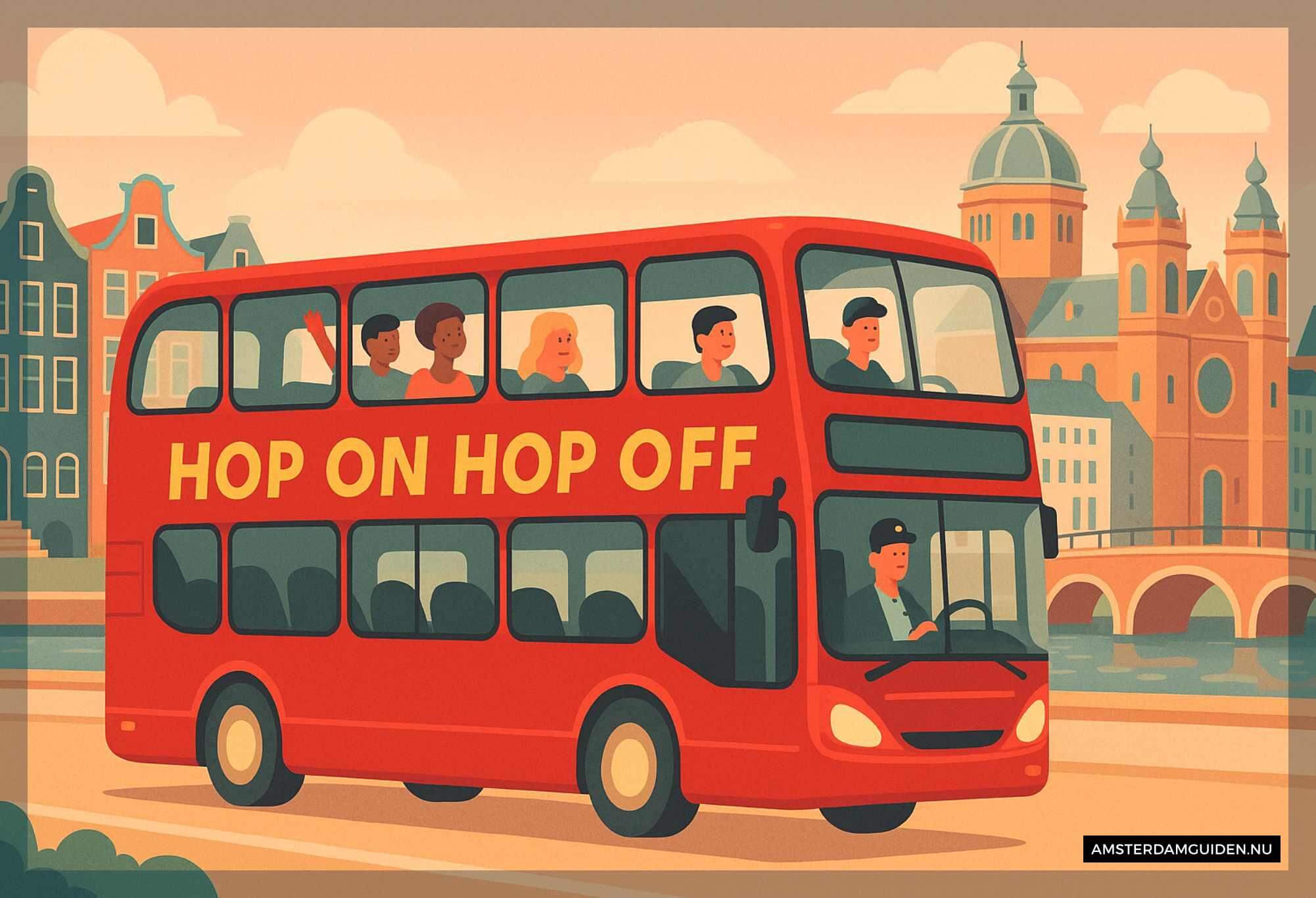 Hop on Hop off Buss | Upptäck Amsterdam med på en Hop on Hop off Buss